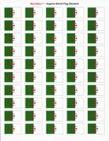 Algeria Sheet of 50 Stickers