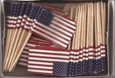 American Flag Toothpicks