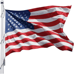 Nyl-Tuff Nylon American Flags 
