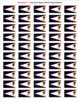 American Samoa Sheet of 50 Stickers