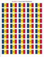 Andorra Sheet of 50 Stickers