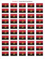 Angola Sheet of 50 Stickers