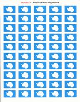 Antarctica Sheet of 50 Stickers