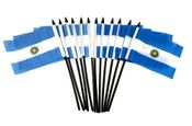 Argentina Miniature Flags - 12 Pack