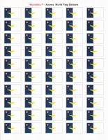 Azores Sheet of 50 Stickers