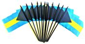 Bahamas Miniature Flags - 12 Pack