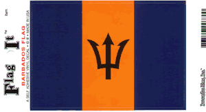 Barbados Flag Decal<br>Pack of 6