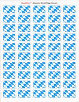 Bavaria Sheet of 50 Stickers