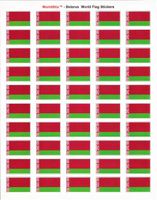 Belarus Sheet of 50 Stickers
