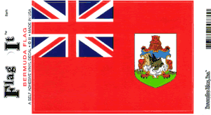 Bermuda Flag Decal<br>Pack of 6