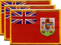 Bermuda Flag Patch<br>Pack of 3