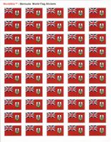 Bermuda Sheet of 50 Stickers