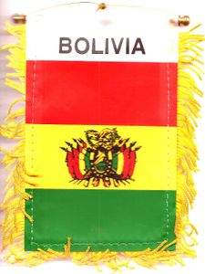 Bolivia Mini Banners <br>Pack of 3