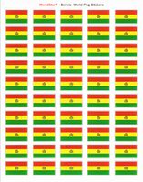 Bolivia Sheet of 50 Stickers