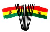 Bolivia Miniature Flags - 12 Pack