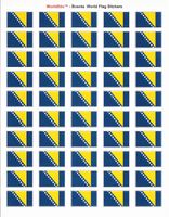 Bosnia/Herzegovina Sheet of 50 Stickers