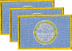 Boston Flag Patch<br>Pack of 3