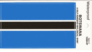 Botswana Pack of 25 Decals