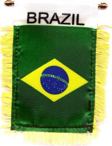 Brazil Mini Banners <br>Pack of 3