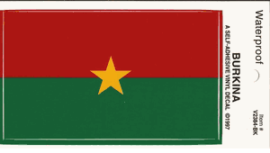 Burkina Faso Pack of 25 Decals