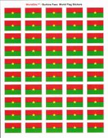 Burkina Faso Sheet of 50 Stickers