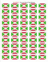 Burundi Sheet of 50 Stickers