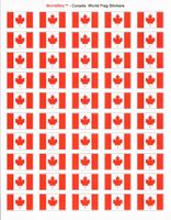 Canada Sheet of 50 Stickers