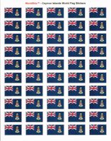 Cayman Islands Sheet of 50 Stickers