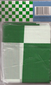 Checkered Flag - Green & White