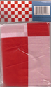 Checkered Flag - Red & White