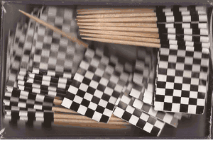 Checkered Flag Toothpicks