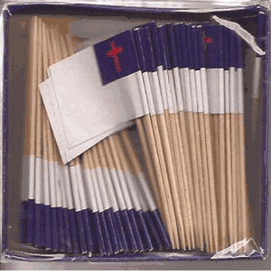 Christian Flag Toothpicks