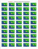 Christmas Islands Sheet of 50 Stickers