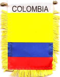 Colombia Mini Banners <br>Pack of 3