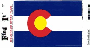 Colorado Flag Decal<br>Pack of 6