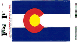 Colorado Flag Decal<br>Pack of 6