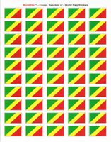 Congo, Republic of Sheet of 50 Stickers