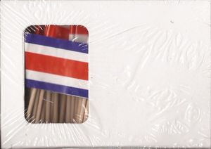 Costa Rica Flag Toothpicks