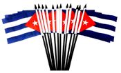 Cuba Miniature Flags - 12 Pack