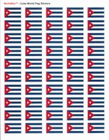 Cuba Sheet of 50 Stickers