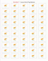 Cyprus Sheet of 50 Stickers
