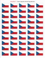 Czech Republic Sheet of 50 Stickers