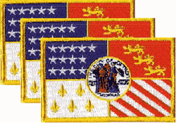 Detroit Flag Patch<br>Pack of 3
