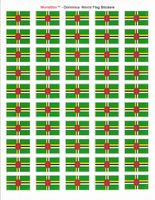 Dominica Sheet of 50 Stickers