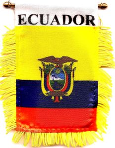 Ecuador Mini Banners <br>Pack of 3