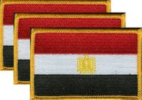 Egypt Flag Patch<br>Pack of 3