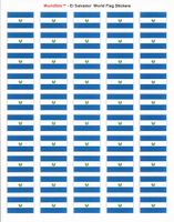 El Salvador Sheet of 50 Stickers