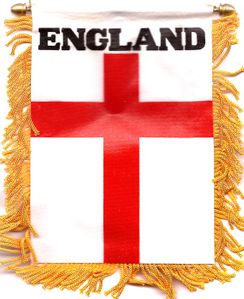 England Mini Banners <br>Pack of 3