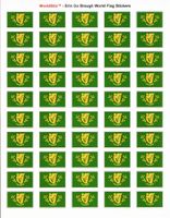Erin Go Bragh Sheet of 50 Stickers