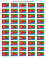 Eritrea Sheet of 50 Stickers
